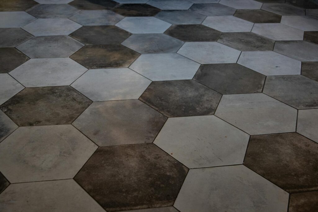 tiled vinyl flooring