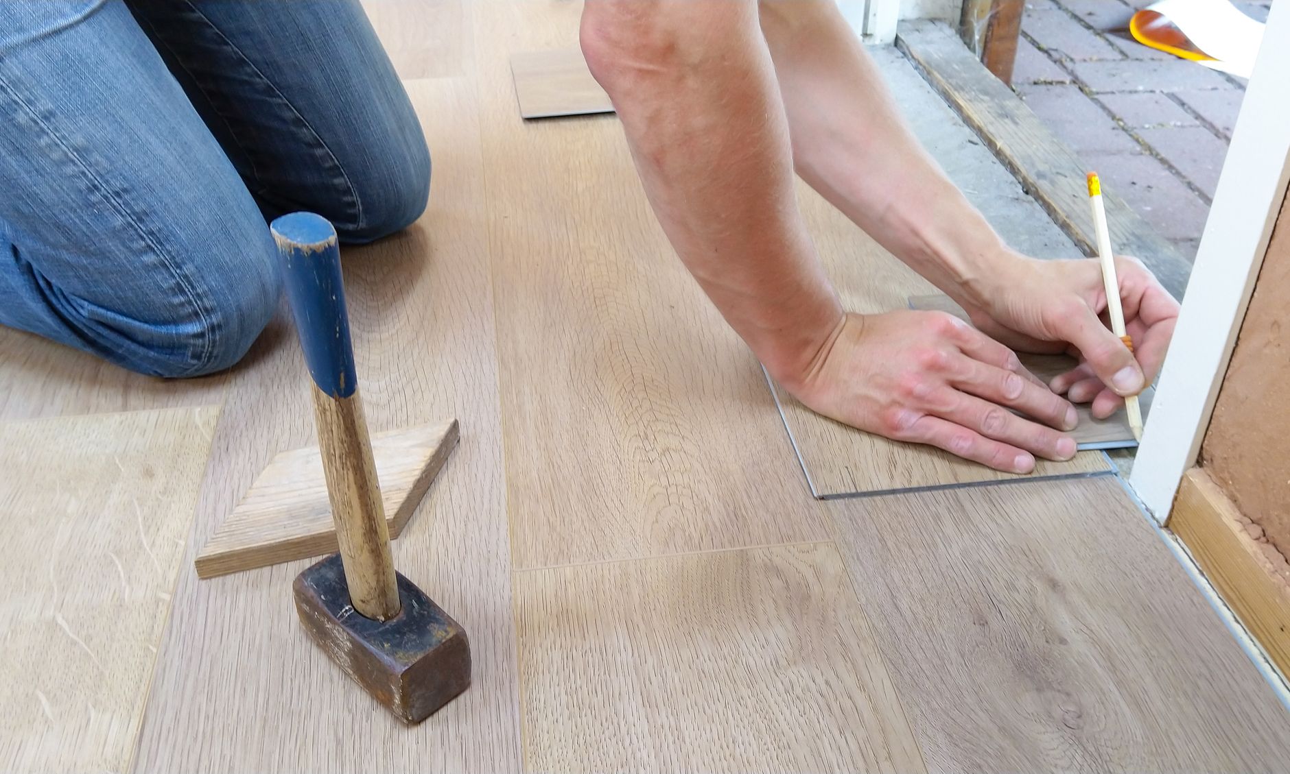 hybrid flooring install